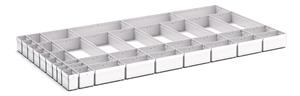 40 Compartment Box Kit 100+mm High x 1300W x750D drawer Bott Workshop Storage Drawer Units1300mmW x 750mmD 43020786 